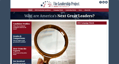 Desktop Screenshot of leadershipprojectforamerica.org